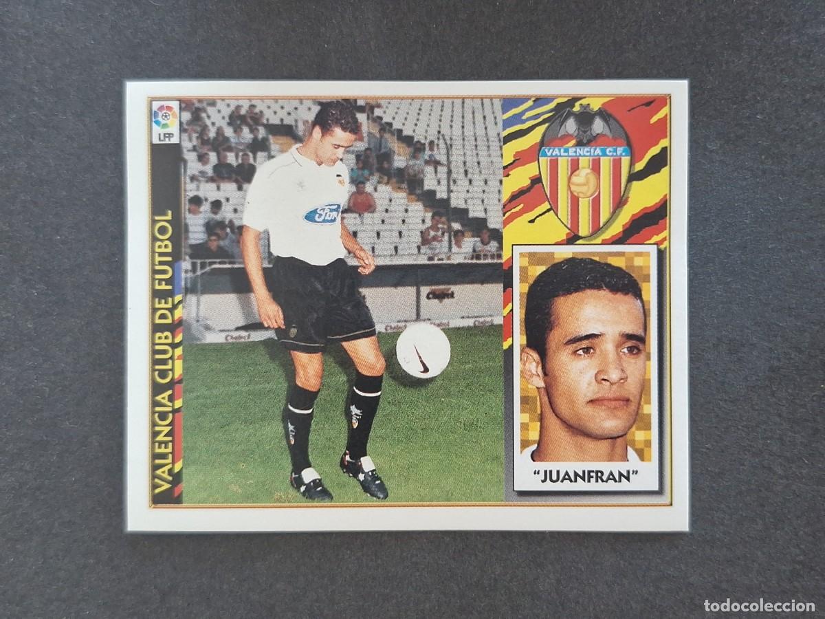 Football Stickers: L4 JUANFRAN VALENCIA C. F. COLOCA LIGA ESTE 1997 1998 97 98 NUNCA PEGADO SIN PEGAR