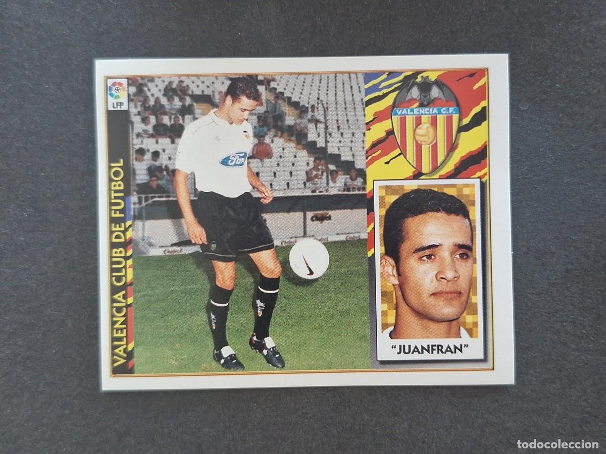 Football Stickers: L4 JUANFRAN VALENCIA C. F. COLOCA LIGA ESTE 1997 1998 97 98 NUNCA PEGADO SIN PEGAR