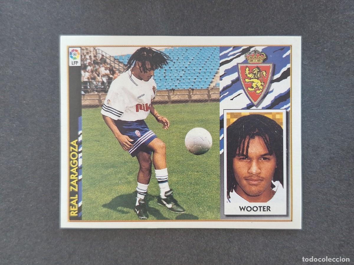 Football Stickers: L4 WOOTER REAL ZARAGOZA COLOCA LIGA ESTE 1997 1998 97 98 NUNCA PEGADO SIN PEGAR
