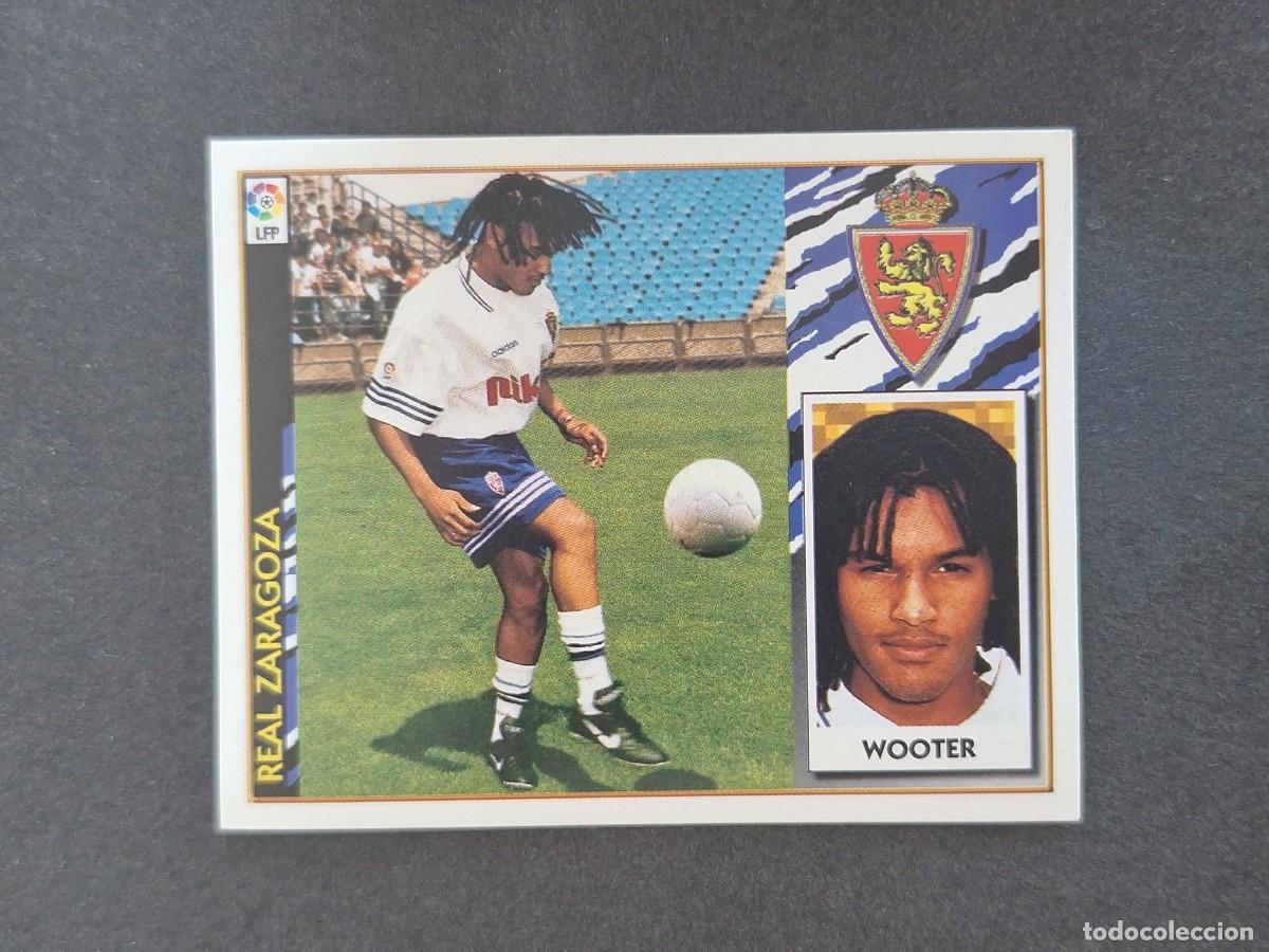 Football Stickers: L4 WOOTER REAL ZARAGOZA COLOCA LIGA ESTE 1997 1998 97 98 NUNCA PEGADO SIN PEGAR