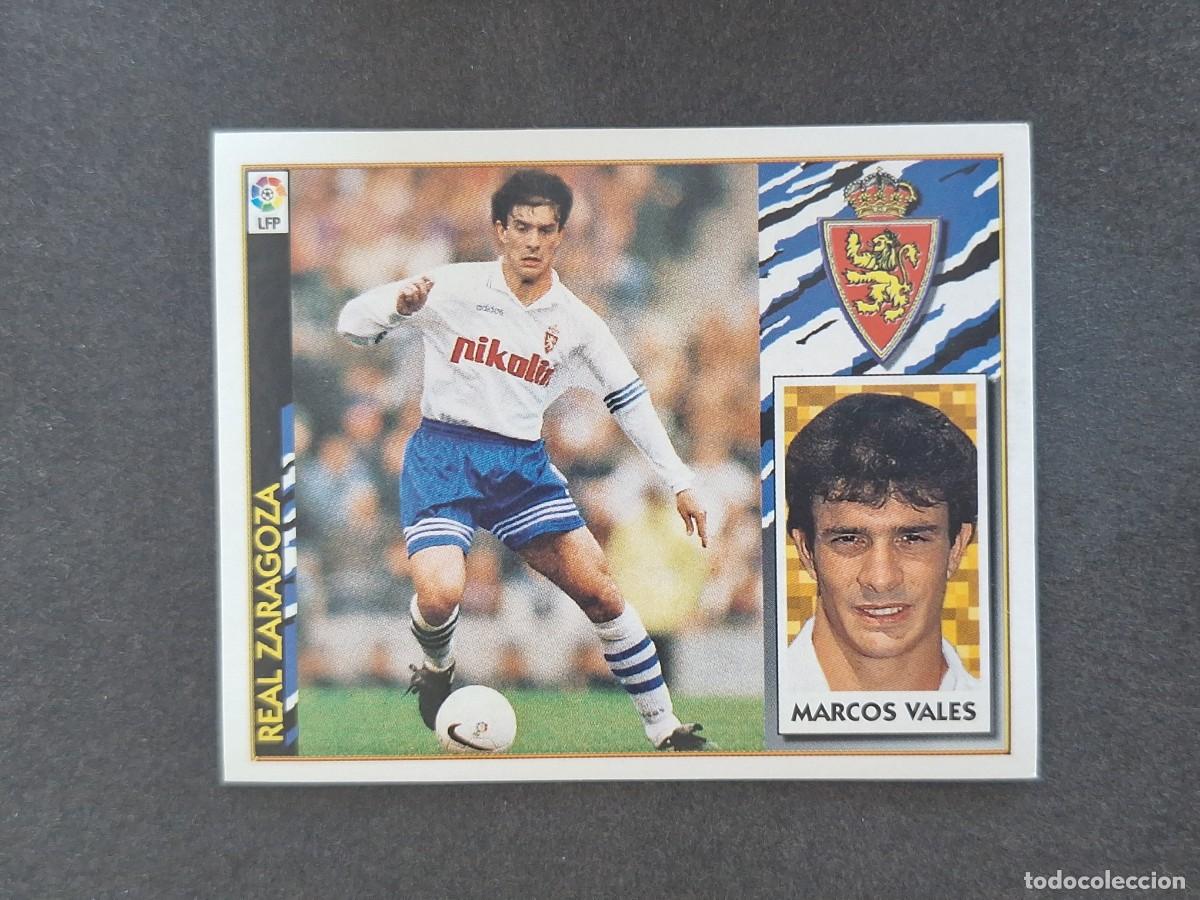 Football Stickers: L4 MARCOS VALES REAL ZARAGOZA COLOCA LIGA ESTE 1997 1998 97 98 NUNCA PEGADO SIN PEGAR