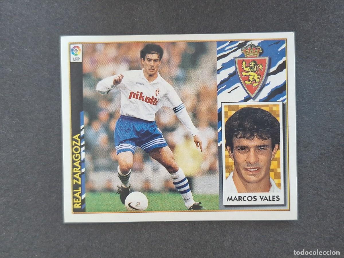 Football Stickers: L4 MARCOS VALES REAL ZARAGOZA COLOCA LIGA ESTE 1997 1998 97 98 NUNCA PEGADO SIN PEGAR