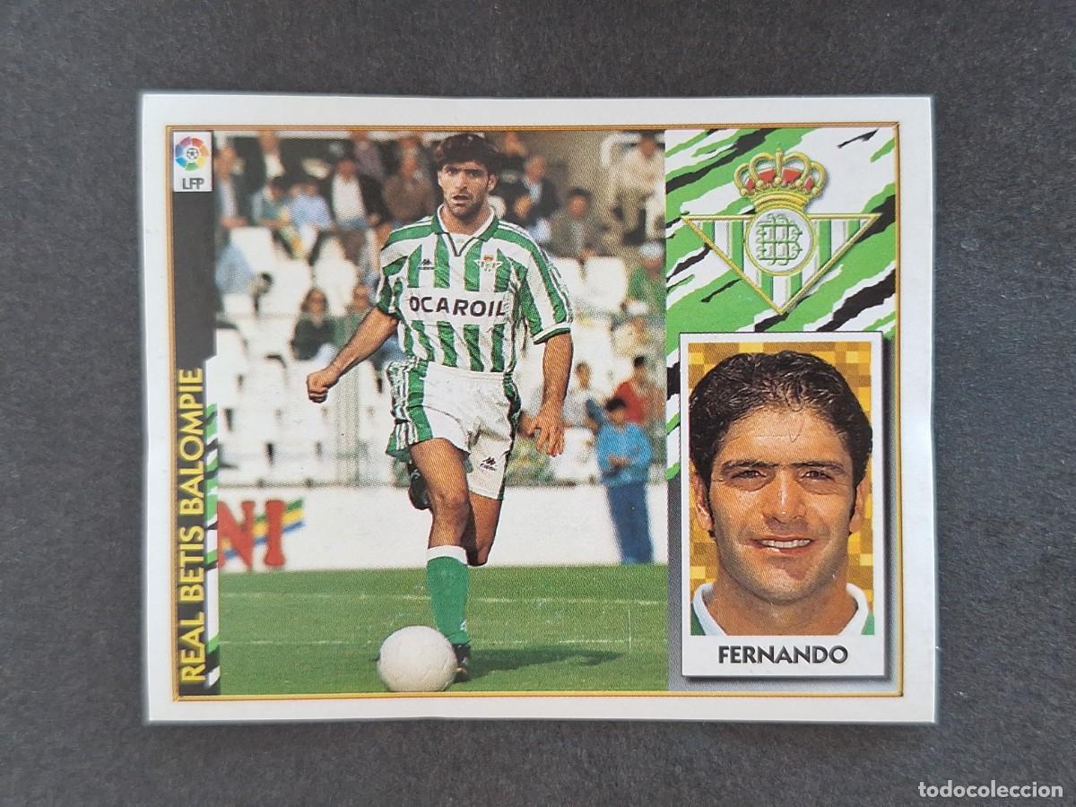 Cartes &agrave; collectionner de Football: L4 FERNANDO REAL BETIS BALOMPIE FICHAJE 1 LIGA ESTE 1997 1998 97 98 NUNCA PEGADO SIN PEGAR