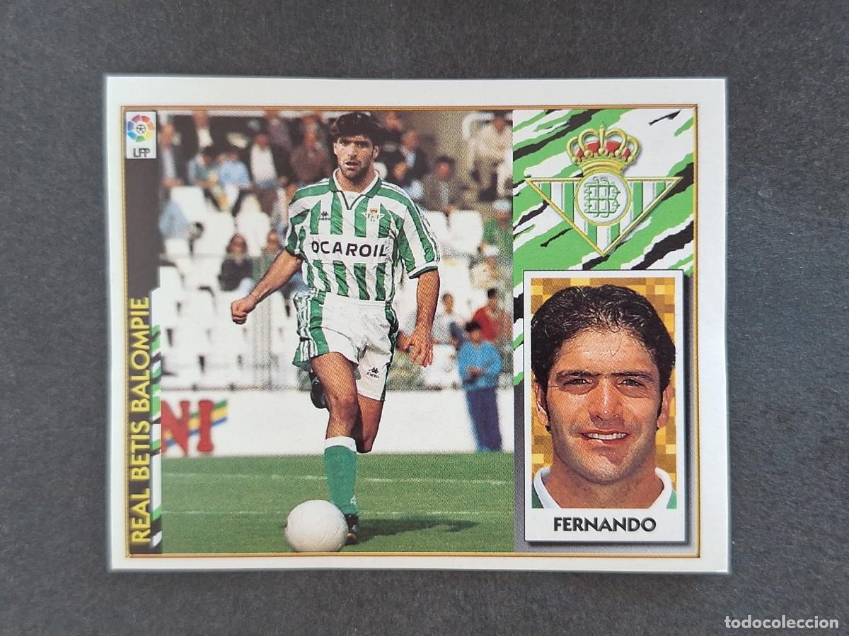 Cartes &agrave; collectionner de Football: L4 FERNANDO REAL BETIS BALOMPIE FICHAJE 1 LIGA ESTE 1997 1998 97 98 NUNCA PEGADO SIN PEGAR