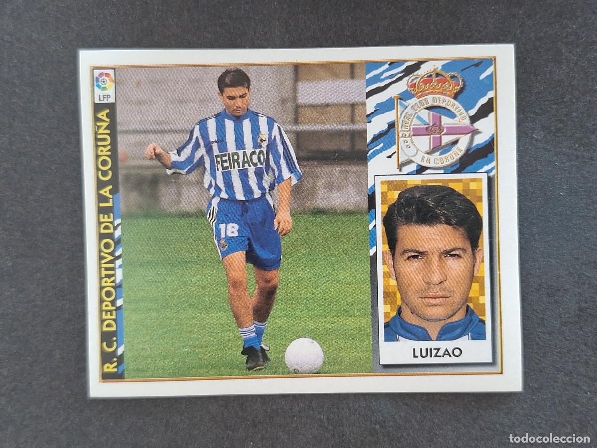 Cartes &agrave; collectionner de Football: L4 LUIZAO DEPORTIVO DE LA CORU&Ntilde;A FICHAJE 2 LIGA ESTE 1997 1998 97 98 NUNCA PEGADO SIN PEGAR