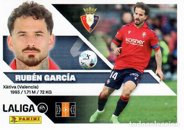 Football Stickers: CROMO PANINI LIGA 26 27 - N&ordm; 14 - RUB&Eacute;N GARC&Iacute;A - OSASUNA
