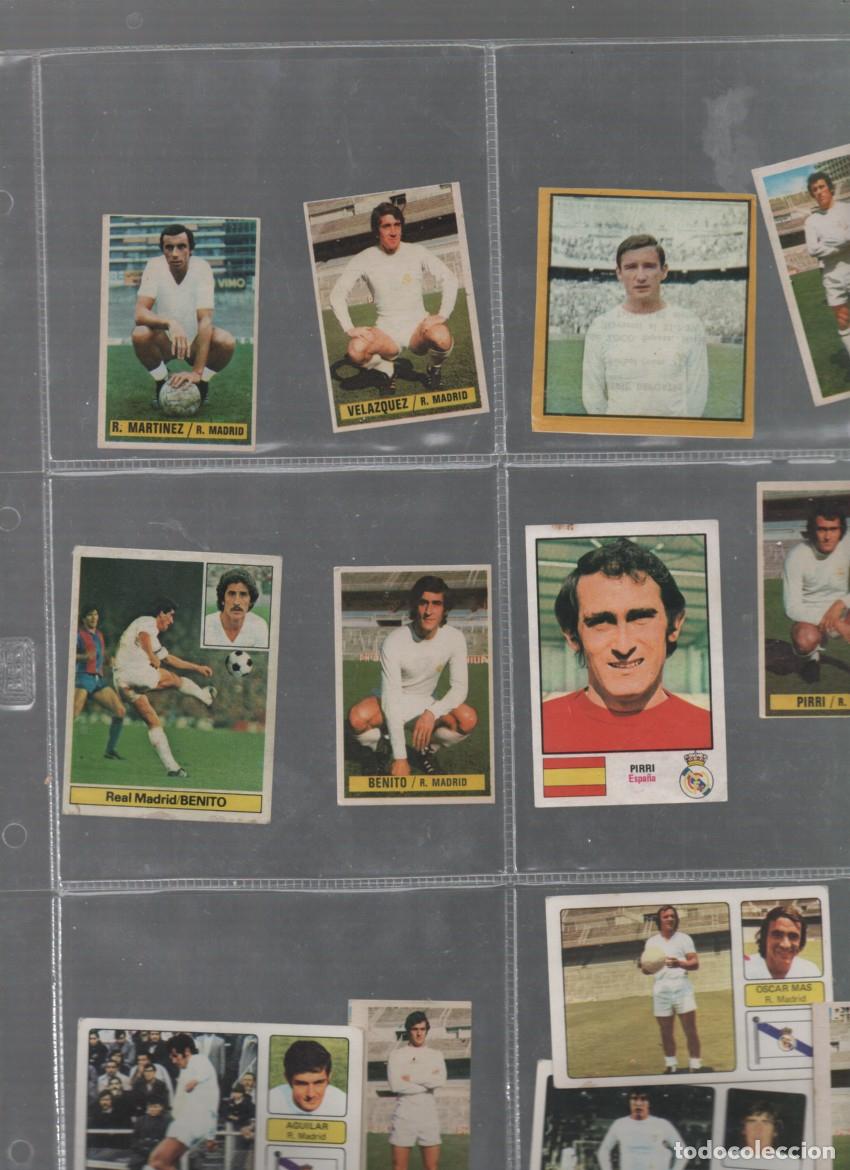 Fu&szlig;ball-Sticker: LOTE 13 CROMOS FUTBOL: REAL MADRID. SIN PEGAR. VER DESCRIPCION. A&Ntilde;OS 70