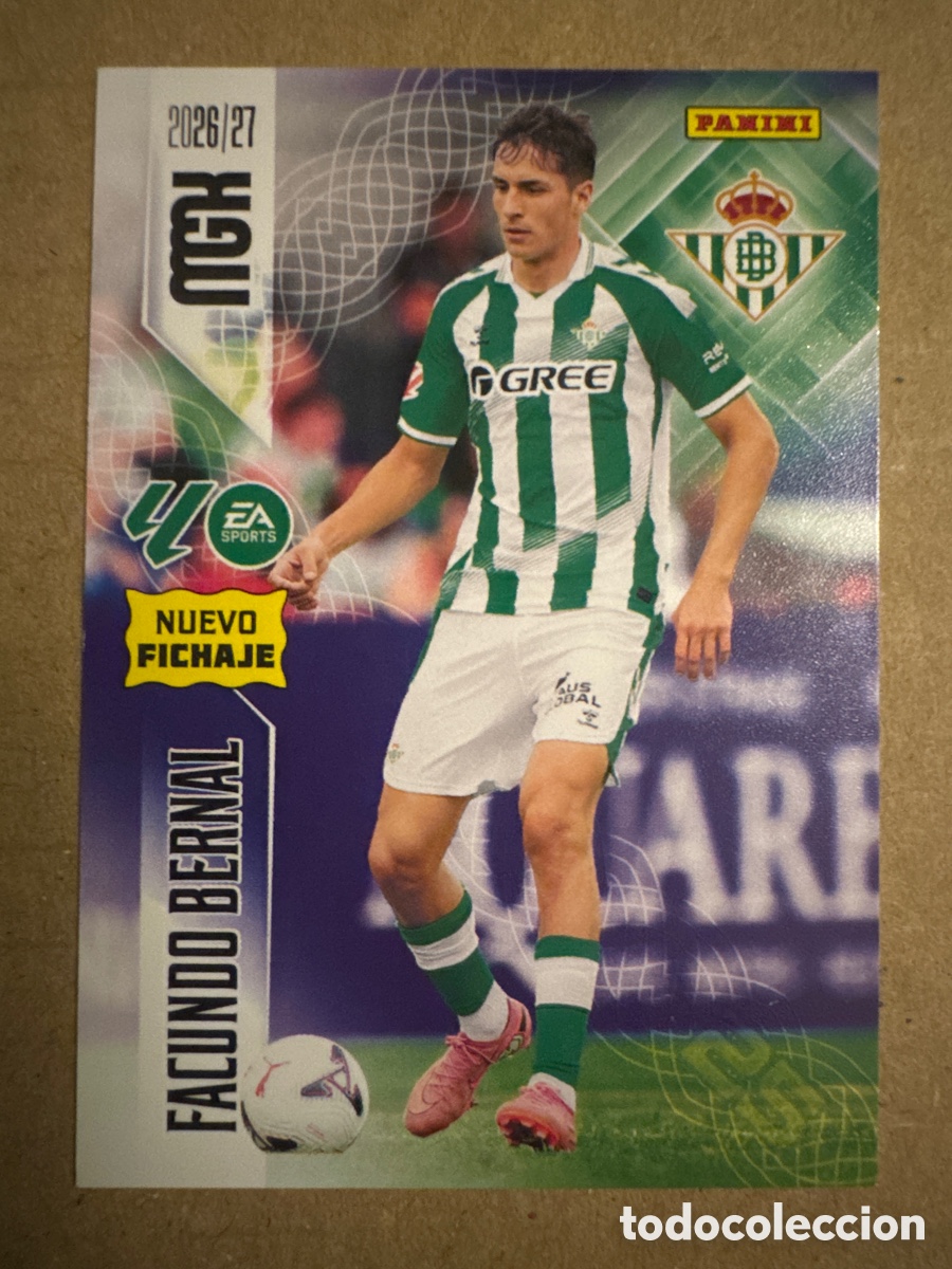 Fu&szlig;ball-Sticker: # 484 Facundo Bernal Real Betis Megacracks 26 27 2026 2027 Nuevo Fichaje 2 Segunda 2a 2&ordf; Edici&oacute;n