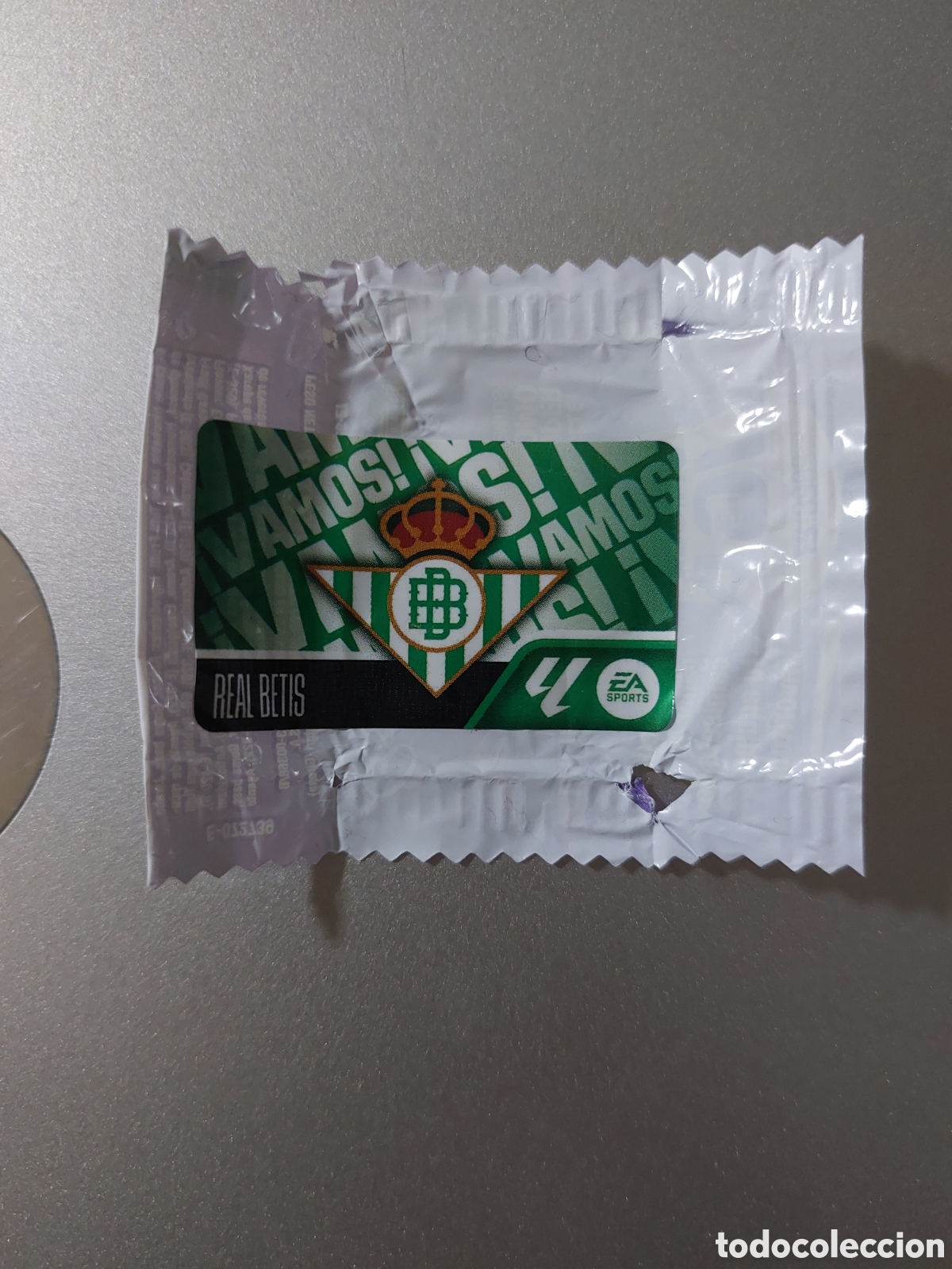 Cartes &agrave; collectionner de Football: ESCUDO BETIS VAMOS CHICLES CHICLE SIN PEGAR PANINI LIGA ESTE 26 27 2026 2027