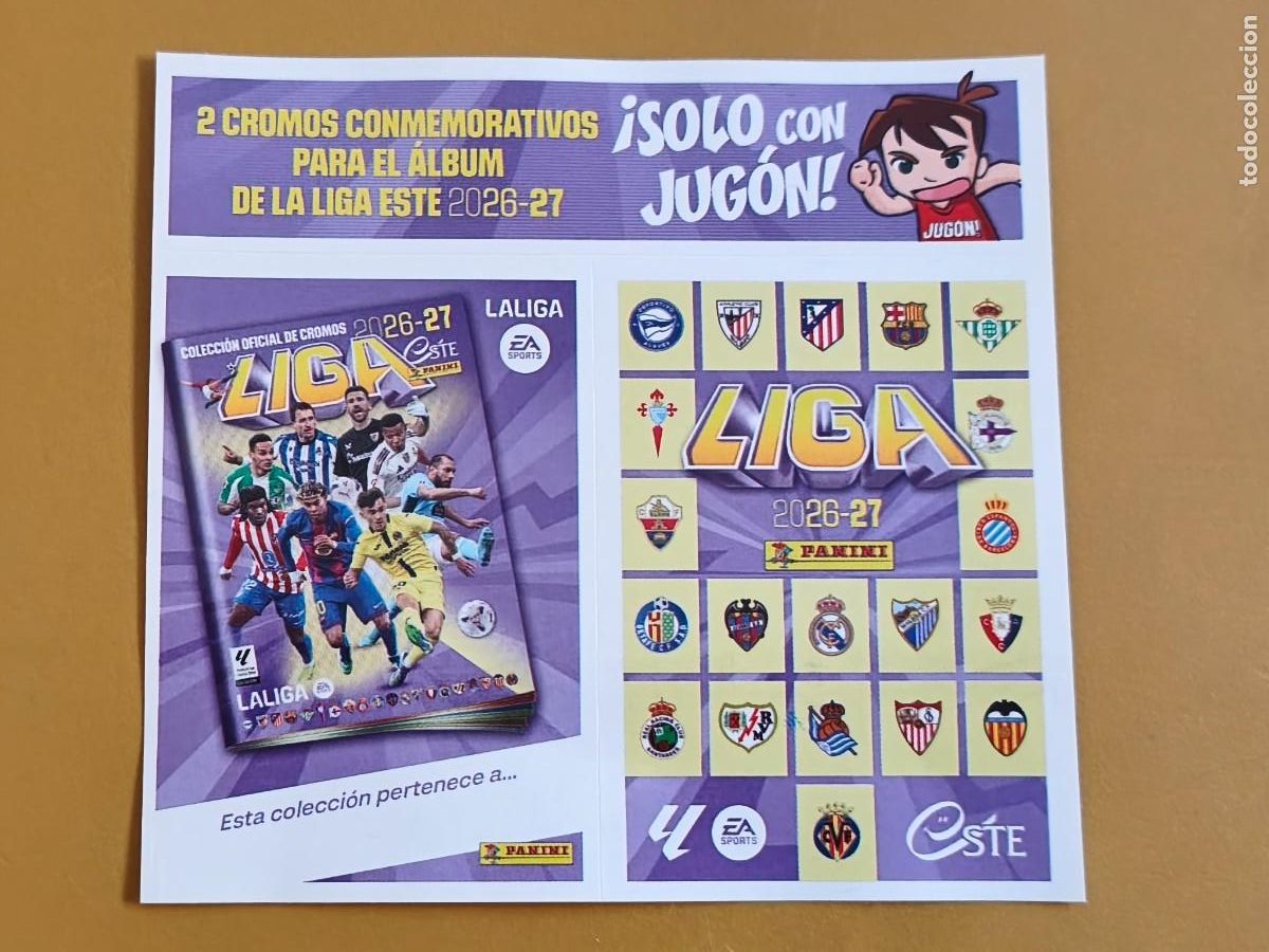 Figurine di Calcio: 2 cromos conmemorativos liga 2026 27