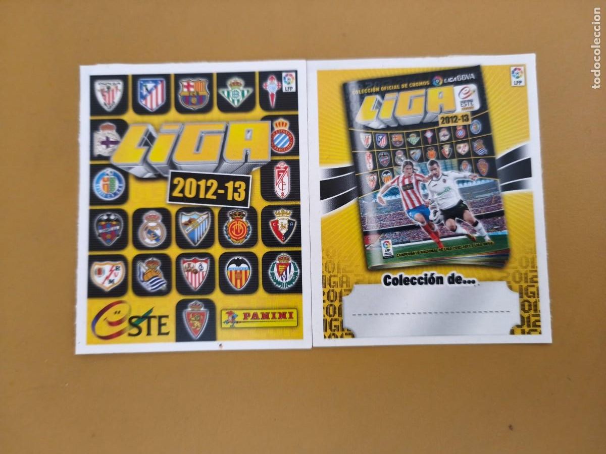 Fu&szlig;ball-Sticker: 2 cromos conmemorativos liga 2012 13