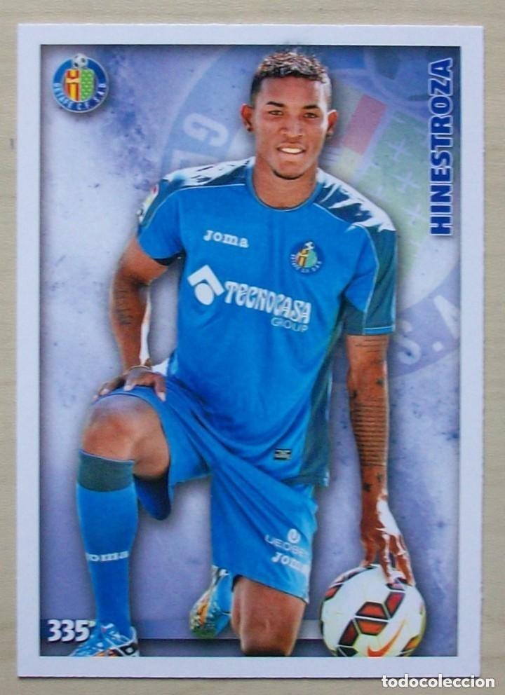 Cromos de Futebol: 335 HINESTROZA GETAFE CF FICHAS ALBUM MUNDICROMO 2014 2015 14 15