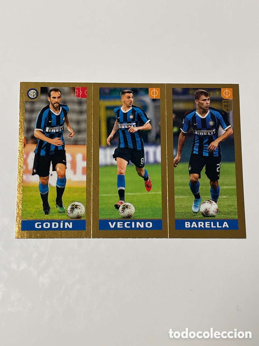Cartes &agrave; collectionner de Football: Diego Godin - Mat&iacute;as Vecino - Nicol&oacute; Barella Inter de Mil&aacute;n Panini 365 19/20 #230