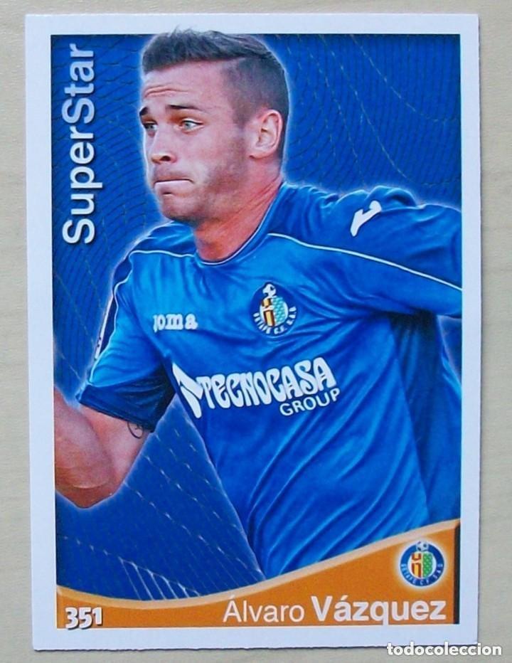 Cartes &agrave; collectionner de Football: 351 ALVARO VAZQUEZ SUPERSTAR GETAFE CF FICHAS ALBUM MUNDICROMO 2014 2015 14 15