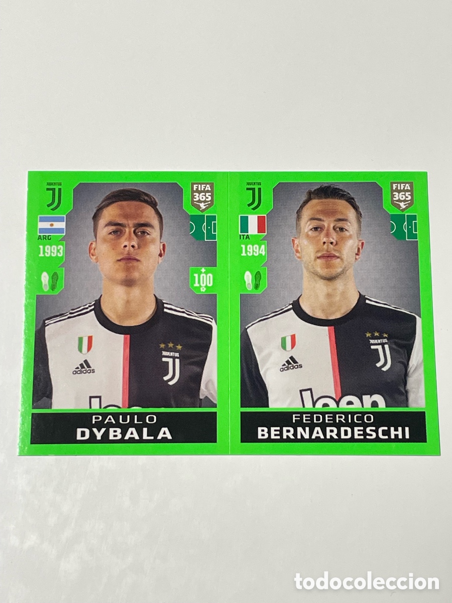 Cromos de Futebol: Paulo Dybala- Federico Bernardeschi Juventus Panini 365 19/20 #247