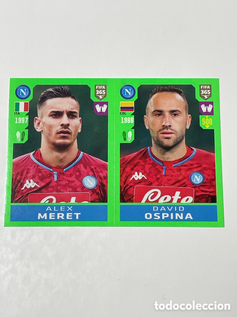 Cromos de Futebol: Alex Meret - David Ospina N&aacute;poles Panini 365 19/20 #252