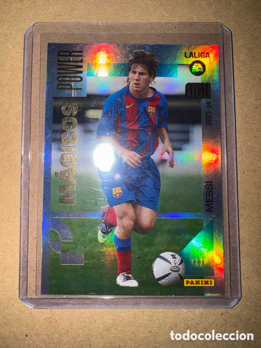 Football Stickers: #v P 439 P439 Lionel Leo Messi FC Barcelona M&aacute;gicos Power D10S Megacracks 23 24 2023 2024 Bar&ccedil;a MGK