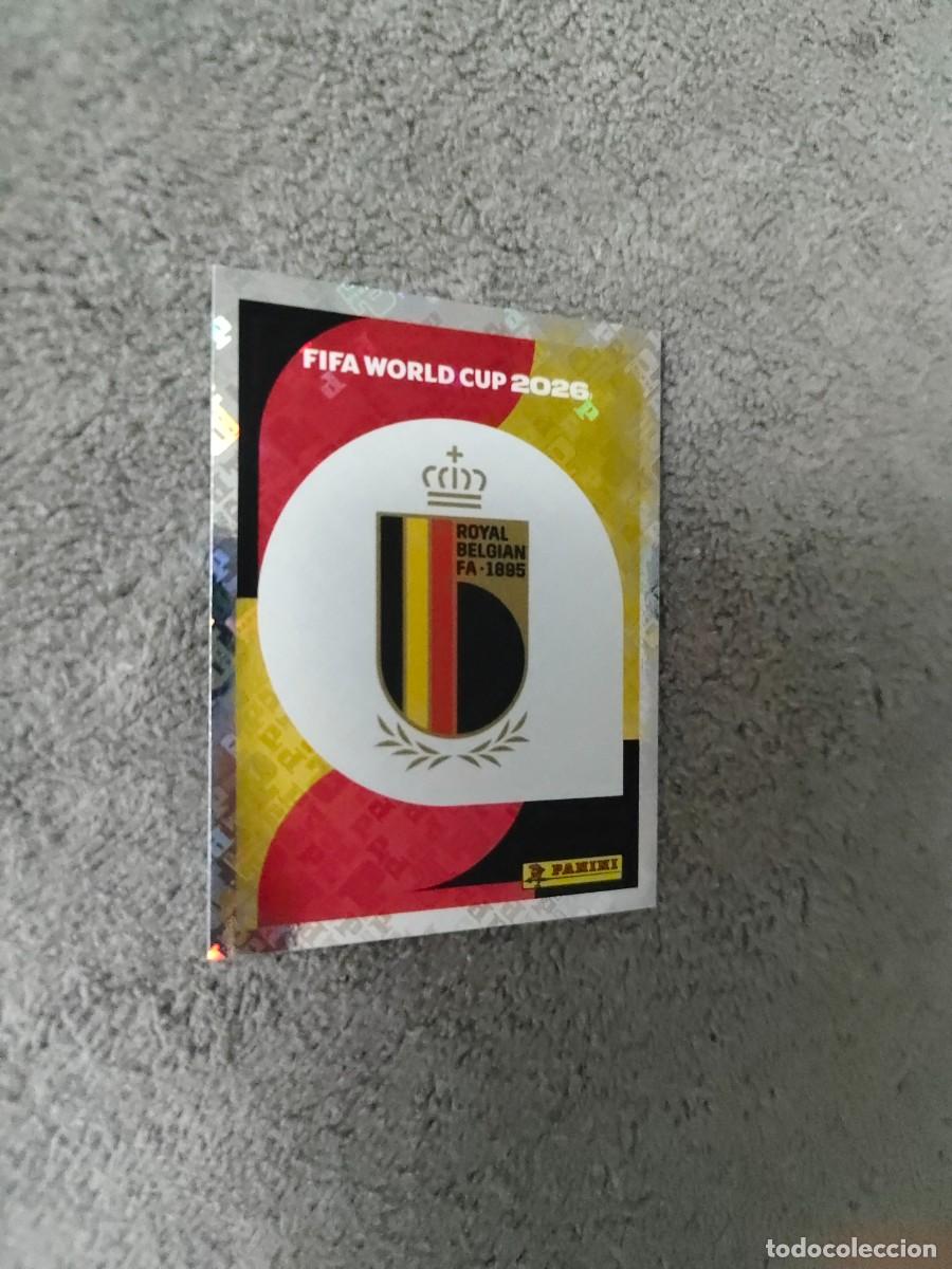 Football Stickers: BEL 1 BEL1 MUNDIAL 2026 PANINI LOGO ESCUDO BELGICA 26 WORLD CUP STICKER PANINI FIFA AAZ