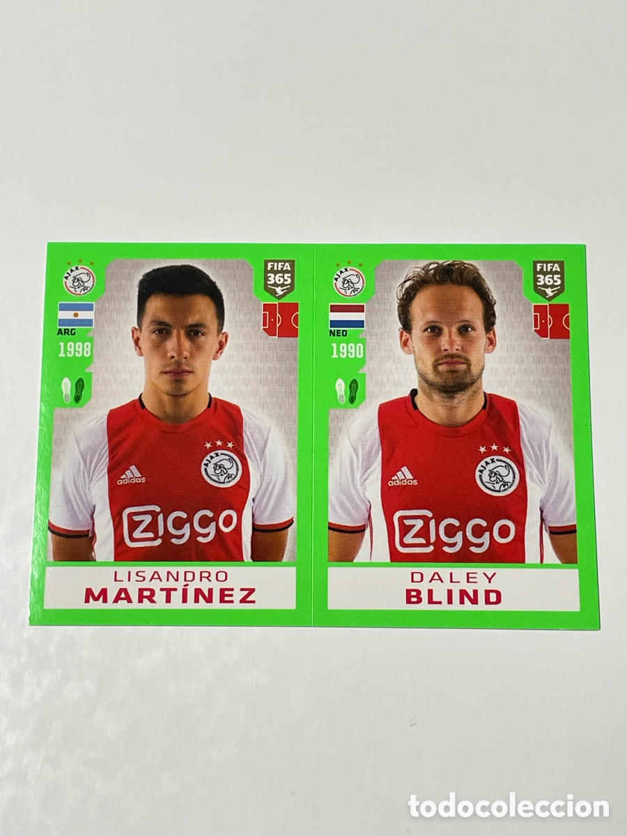 Figurine di Calcio: Lisandro Mart&iacute;nez - Daley Blind Ajax Panini 365 19/20 #270