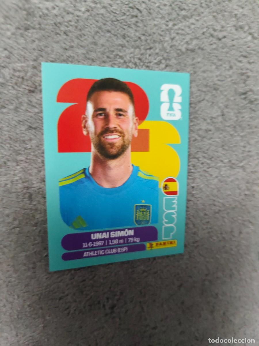 Figurine di Calcio: ESP 2 ESP2 MUNDIAL 2026 PANINI UNAI SIMON ESPA&Ntilde;A 26 WORLD CUP STICKER PANINI FIFA AAZ