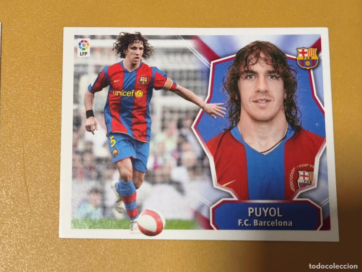 Cromos de f&uacute;tbol: puyol, liga 2008 09 barcelona