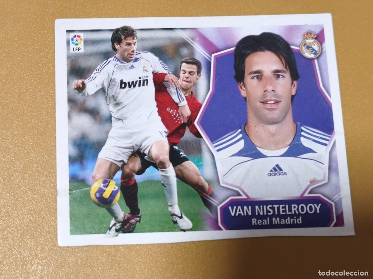 Cromos de f&uacute;tbol: van nistelrooy, liga 2008 09 real madrid