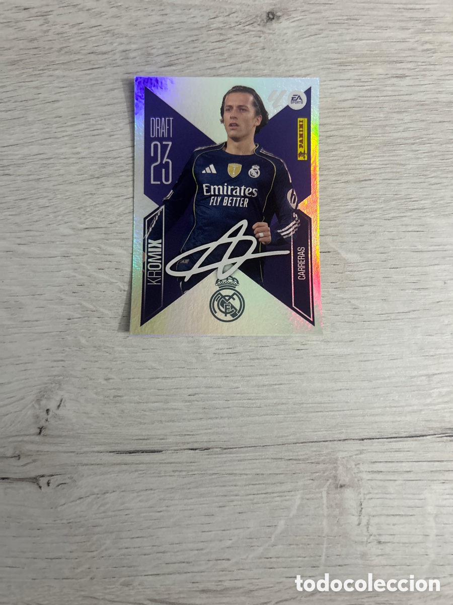 Cromos de f&uacute;tbol: Carreras K5 K 5 Real Madrid Draft Kromix 23 Liga Este 2026/27 26-27 Panini