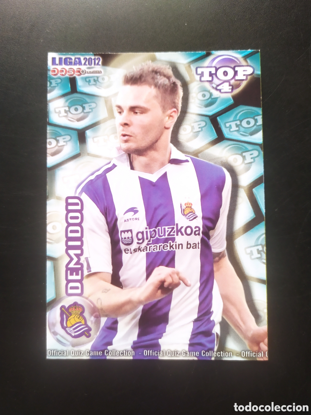 Football Stickers: Mundicromo fichas Liga 2011 2012 11 12 Demidov top mate n&deg; 562 Real Sociedad