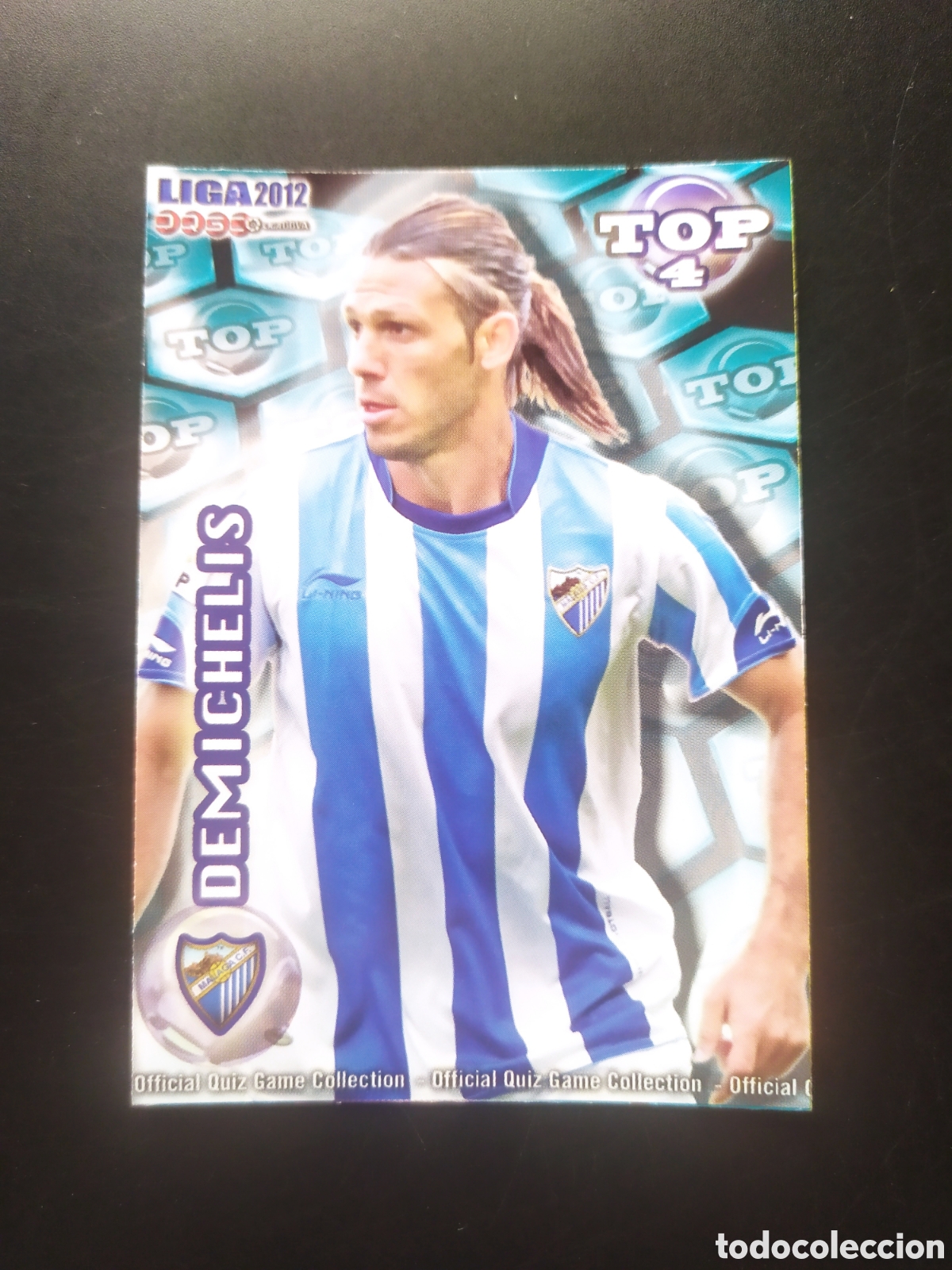 Football Stickers: Mundicromo fichas Liga 2011 2012 11 12 Demichelis top mate n&deg; 563 Malaga