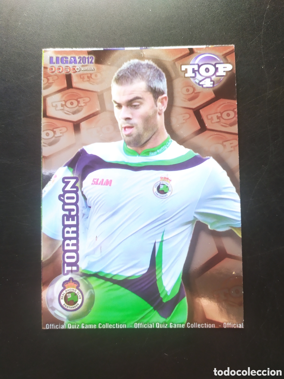 Football Stickers: Mundicromo fichas Liga 2011 2012 11 12 Torrej&oacute;n top brillo rojo n&deg; 564 Racing Santander