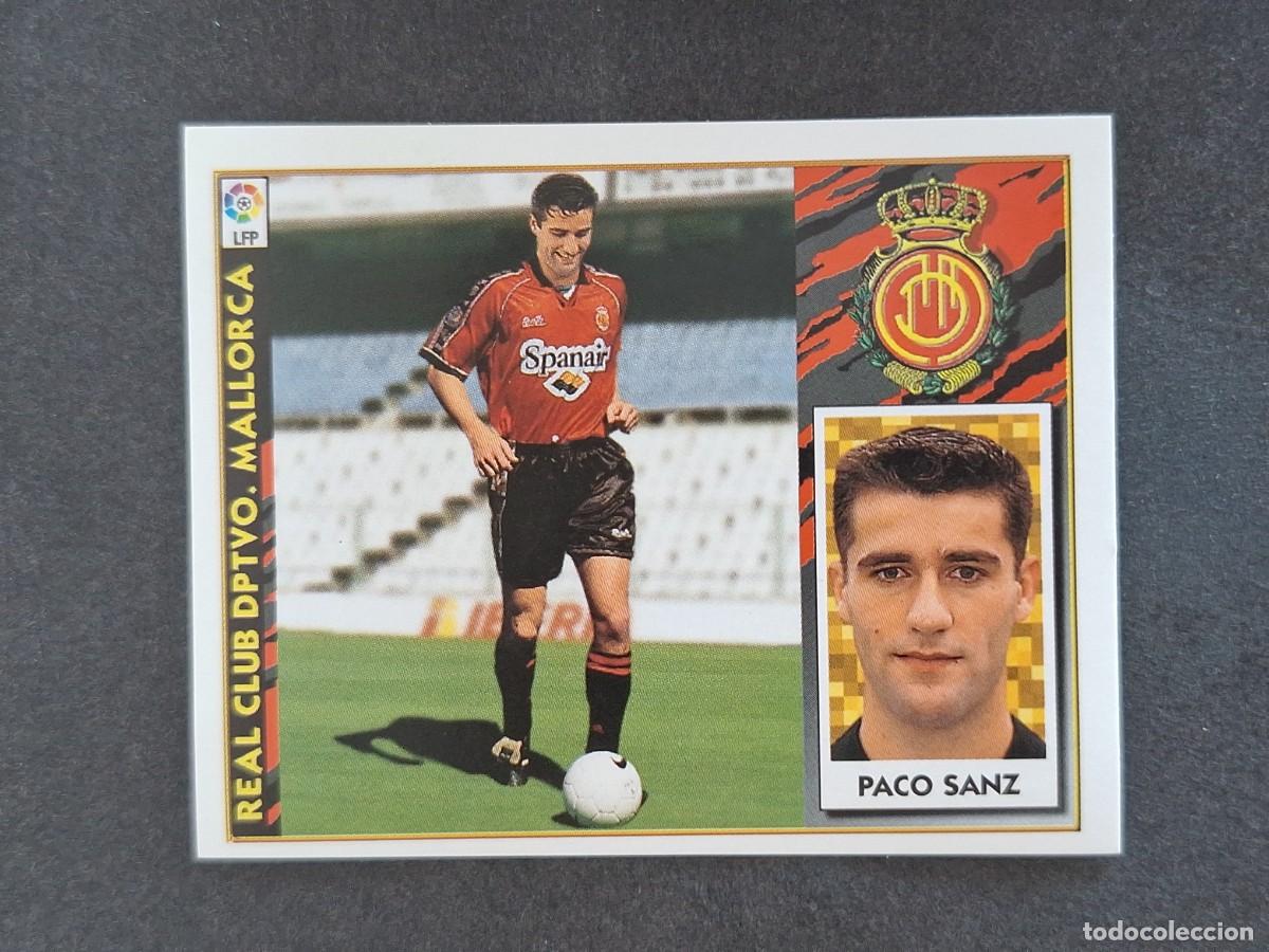 Football Stickers: L4 PACO SANZ R. C. D. MALLORCA FICHAJE 21 LIGA ESTE 1997 1998 97 98 NUNCA PEGADO SIN PEGAR