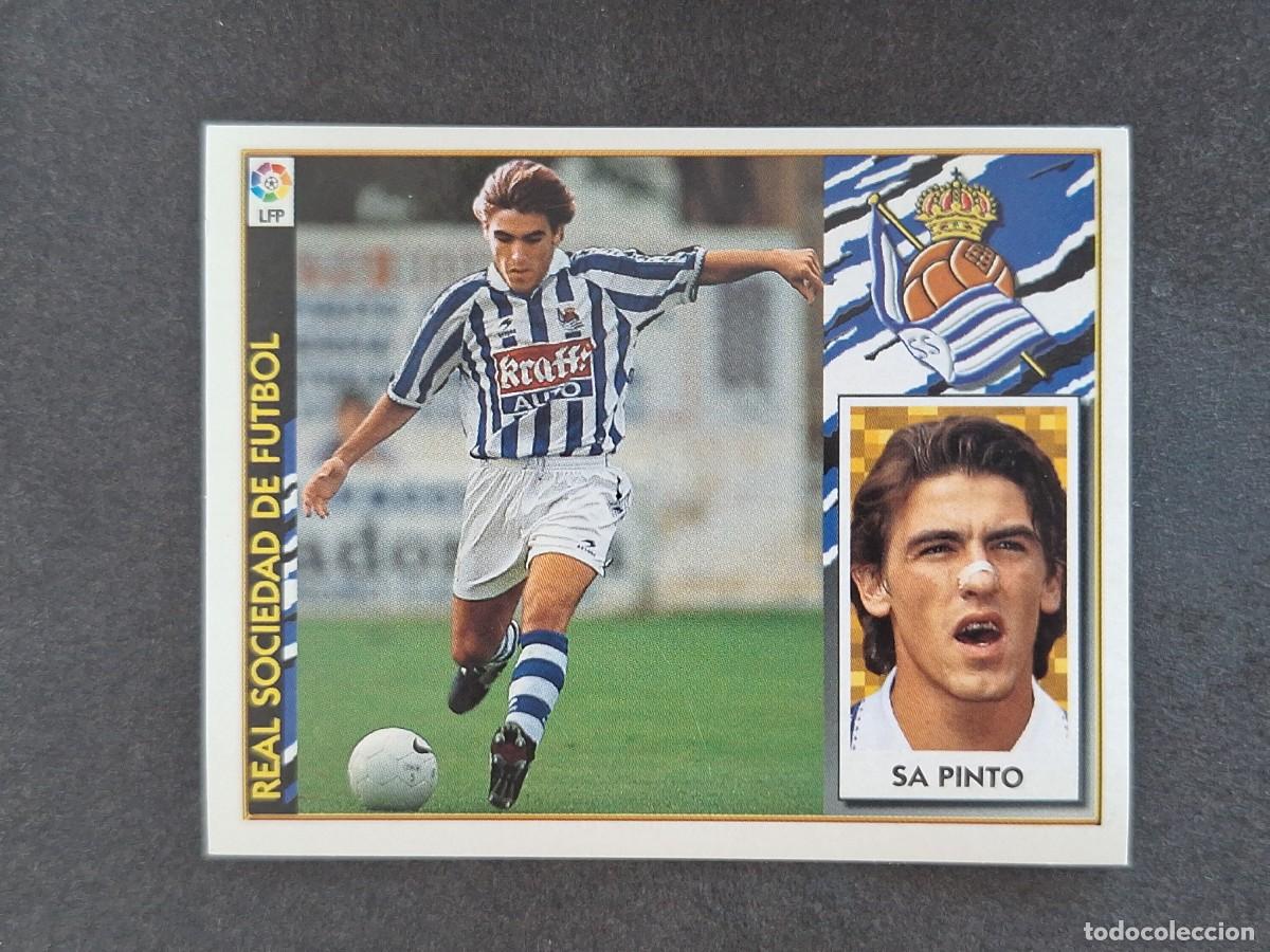 Football Stickers: L4 SA PINTO REAL SOCIEDAD FICHAJE 23 LIGA ESTE 1997 1998 97 98 NUNCA PEGADO SIN PEGAR