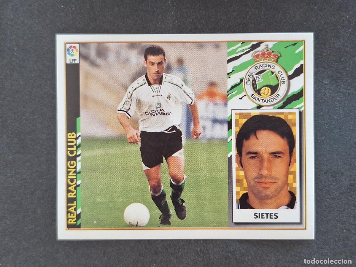 Football Stickers: L4 SIETES RACING DE SANTANDER FICHAJE 24 LIGA ESTE 1997 1998 97 98 NUNCA PEGADO SIN PEGAR