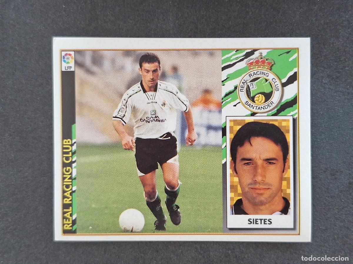 Football Stickers: L4 SIETES RACING DE SANTANDER FICHAJE 24 LIGA ESTE 1997 1998 97 98 NUNCA PEGADO SIN PEGAR