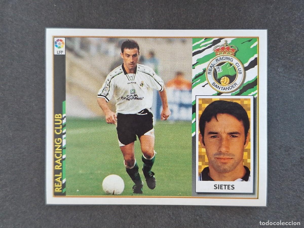 Football Stickers: L4 SIETES RACING DE SANTANDER FICHAJE 24 LIGA ESTE 1997 1998 97 98 NUNCA PEGADO SIN PEGAR