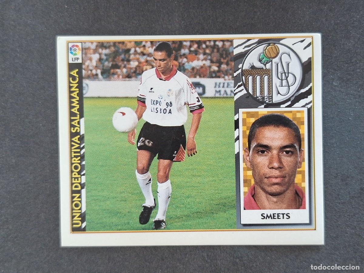 Fu&szlig;ball-Sticker: L4 SMEETS U. D. SALAMANCA FICHAJE 27 LIGA ESTE 1997 1998 97 98 NUNCA PEGADO SIN PEGAR