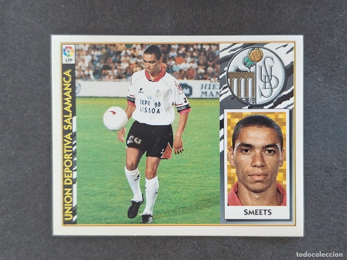 Fu&szlig;ball-Sticker: L4 SMEETS U. D. SALAMANCA FICHAJE 27 LIGA ESTE 1997 1998 97 98 NUNCA PEGADO SIN PEGAR