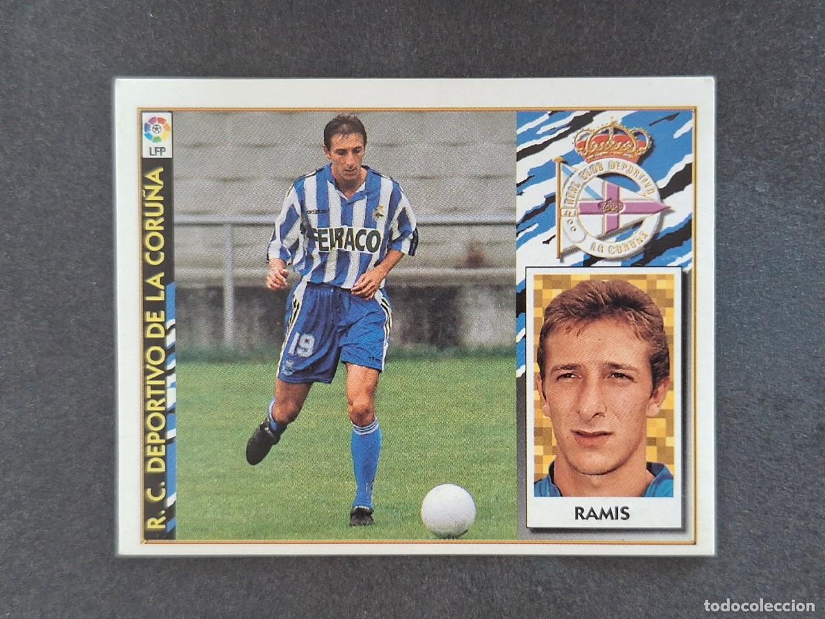 Fu&szlig;ball-Sticker: L4 RAMIS DEPORTIVO DE LA CORU&Ntilde;A FICHAJE 32 LIGA ESTE 1997 1998 97 98 NUNCA PEGADO SIN PEGAR