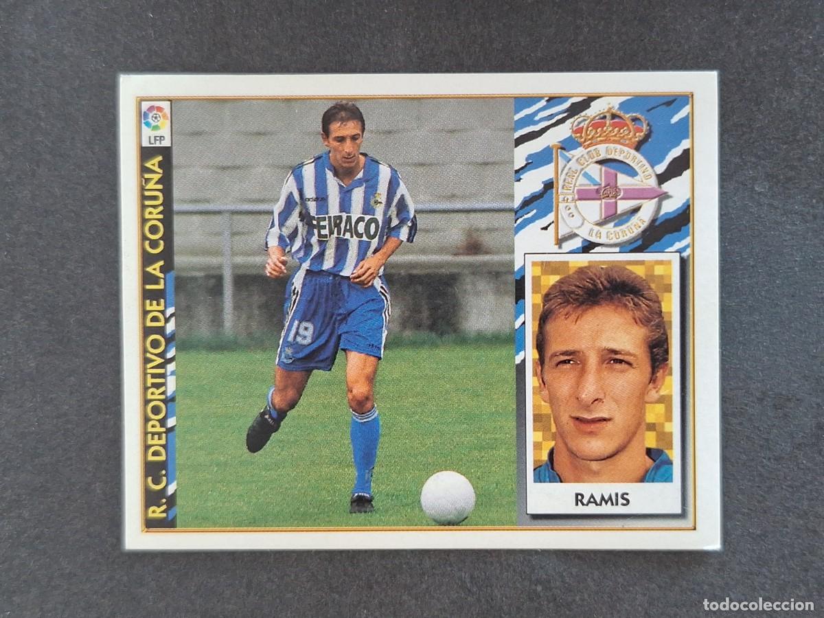 Fu&szlig;ball-Sticker: L4 RAMIS DEPORTIVO DE LA CORU&Ntilde;A FICHAJE 32 LIGA ESTE 1997 1998 97 98 NUNCA PEGADO SIN PEGAR