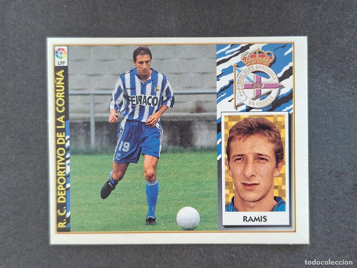 Fu&szlig;ball-Sticker: L4 RAMIS DEPORTIVO DE LA CORU&Ntilde;A FICHAJE 32 LIGA ESTE 1997 1998 97 98 NUNCA PEGADO SIN PEGAR