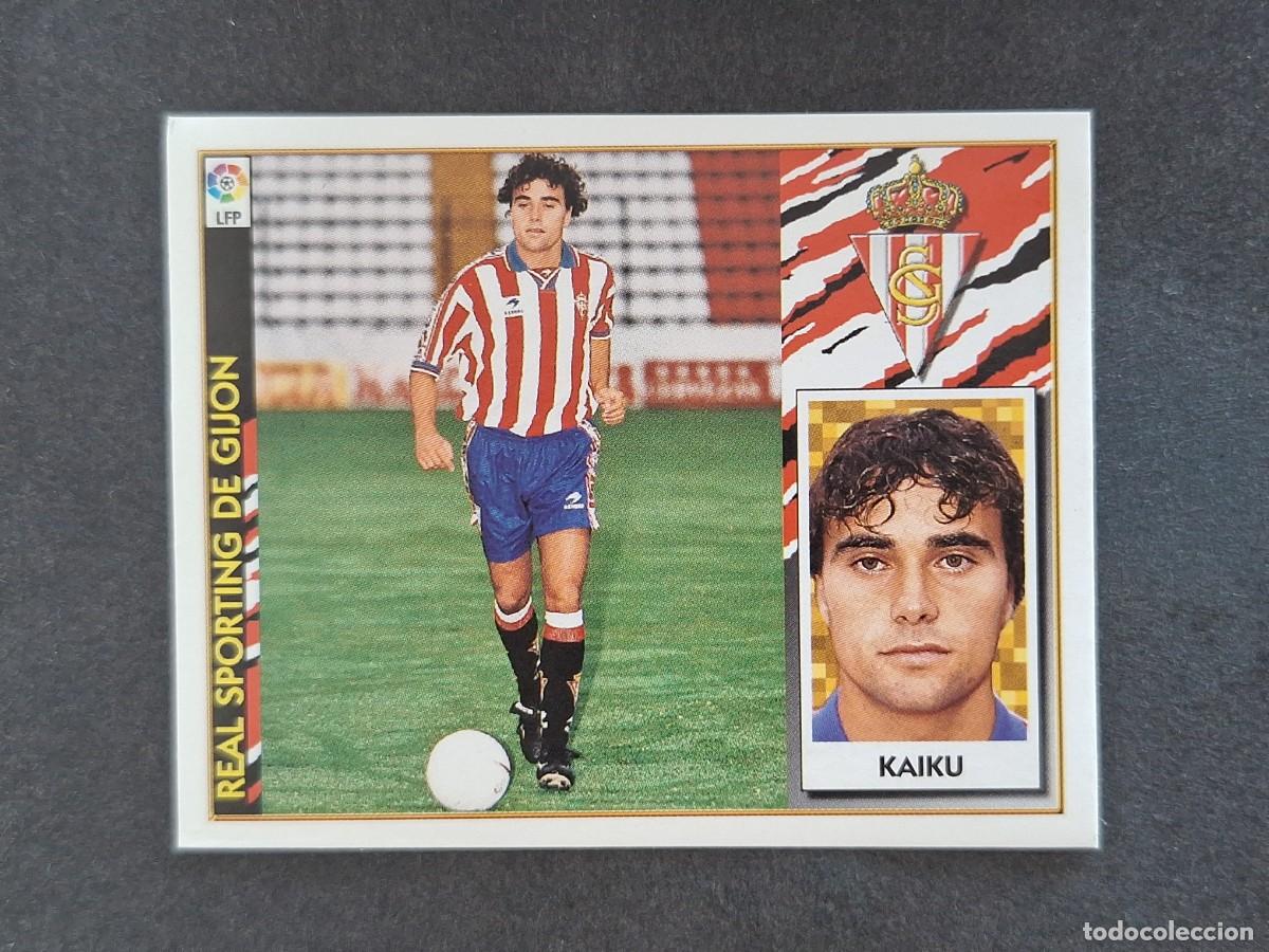 Fu&szlig;ball-Sticker: L4 KAIKU SPORTING DE GIJON FICHAJE 33 LIGA ESTE 1997 1998 97 98 NUNCA PEGADO SIN PEGAR