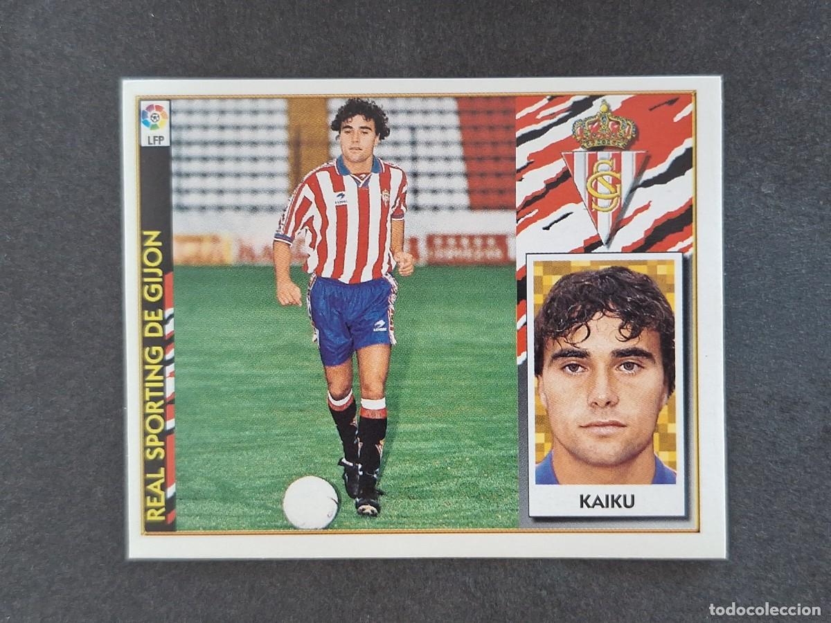 Fu&szlig;ball-Sticker: L4 KAIKU SPORTING DE GIJON FICHAJE 33 LIGA ESTE 1997 1998 97 98 NUNCA PEGADO SIN PEGAR