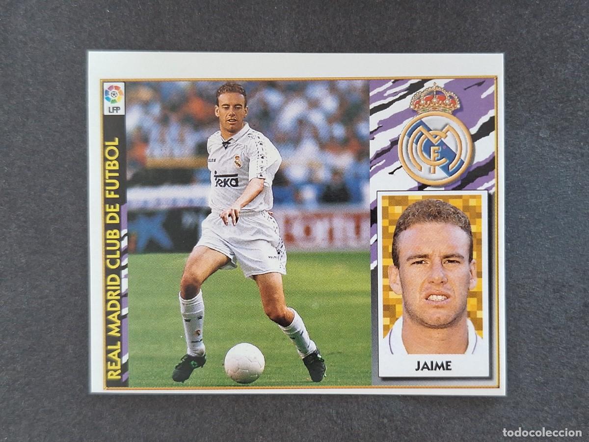 Fu&szlig;ball-Sticker: L4 JAIME REAL MADRID FICHAJE 34 LIGA ESTE 1997 1998 97 98 NUNCA PEGADO SIN PEGAR