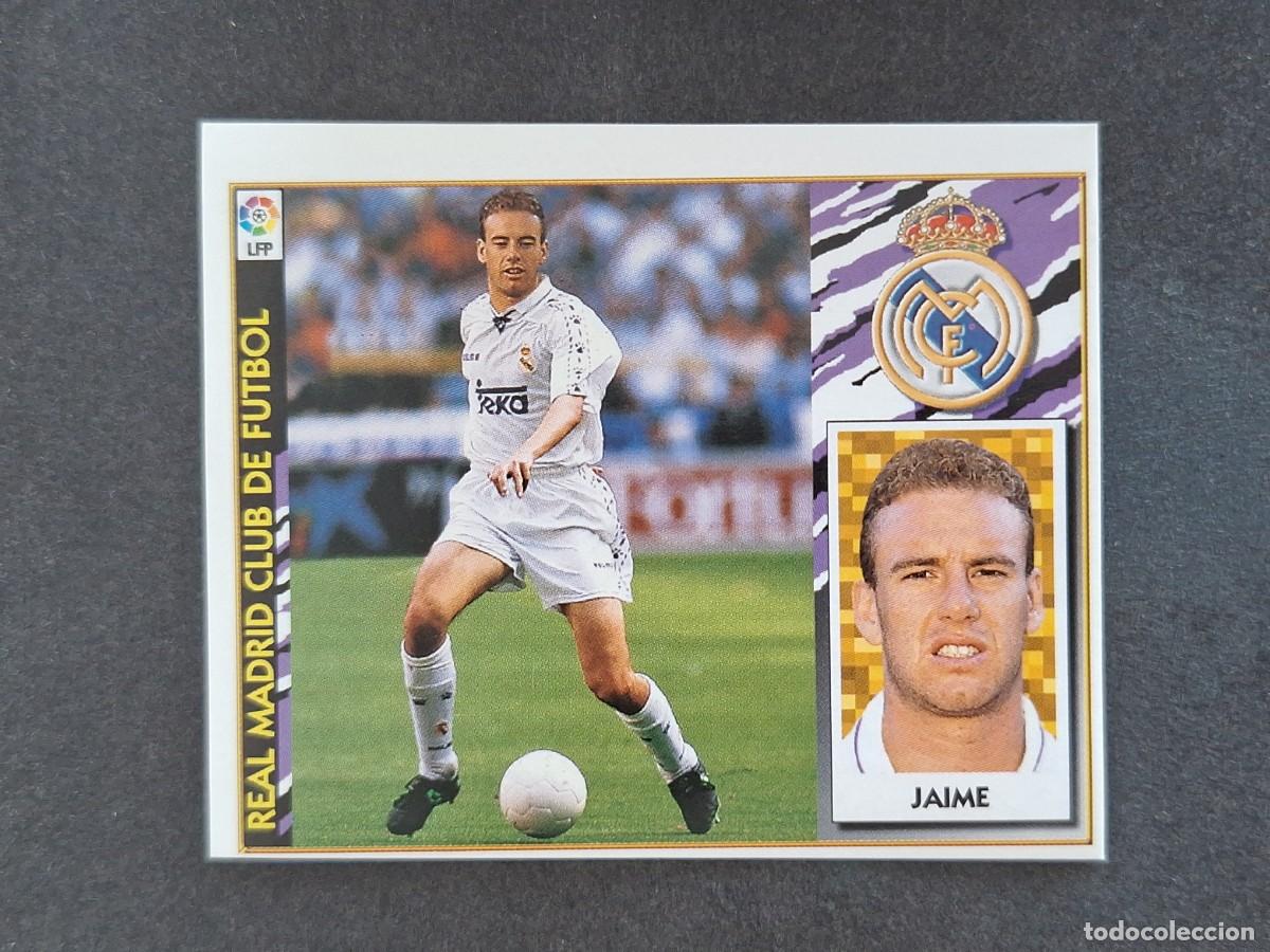 Fu&szlig;ball-Sticker: L4 JAIME REAL MADRID FICHAJE 34 LIGA ESTE 1997 1998 97 98 NUNCA PEGADO SIN PEGAR