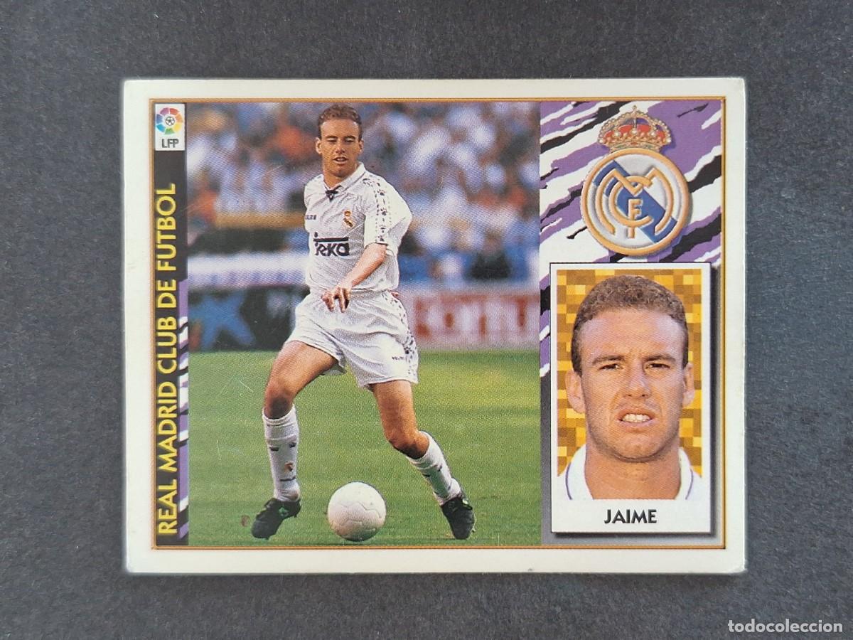 Fu&szlig;ball-Sticker: L4 JAIME REAL MADRID FICHAJE 34 LIGA ESTE 1997 1998 97 98 NUNCA PEGADO SIN PEGAR