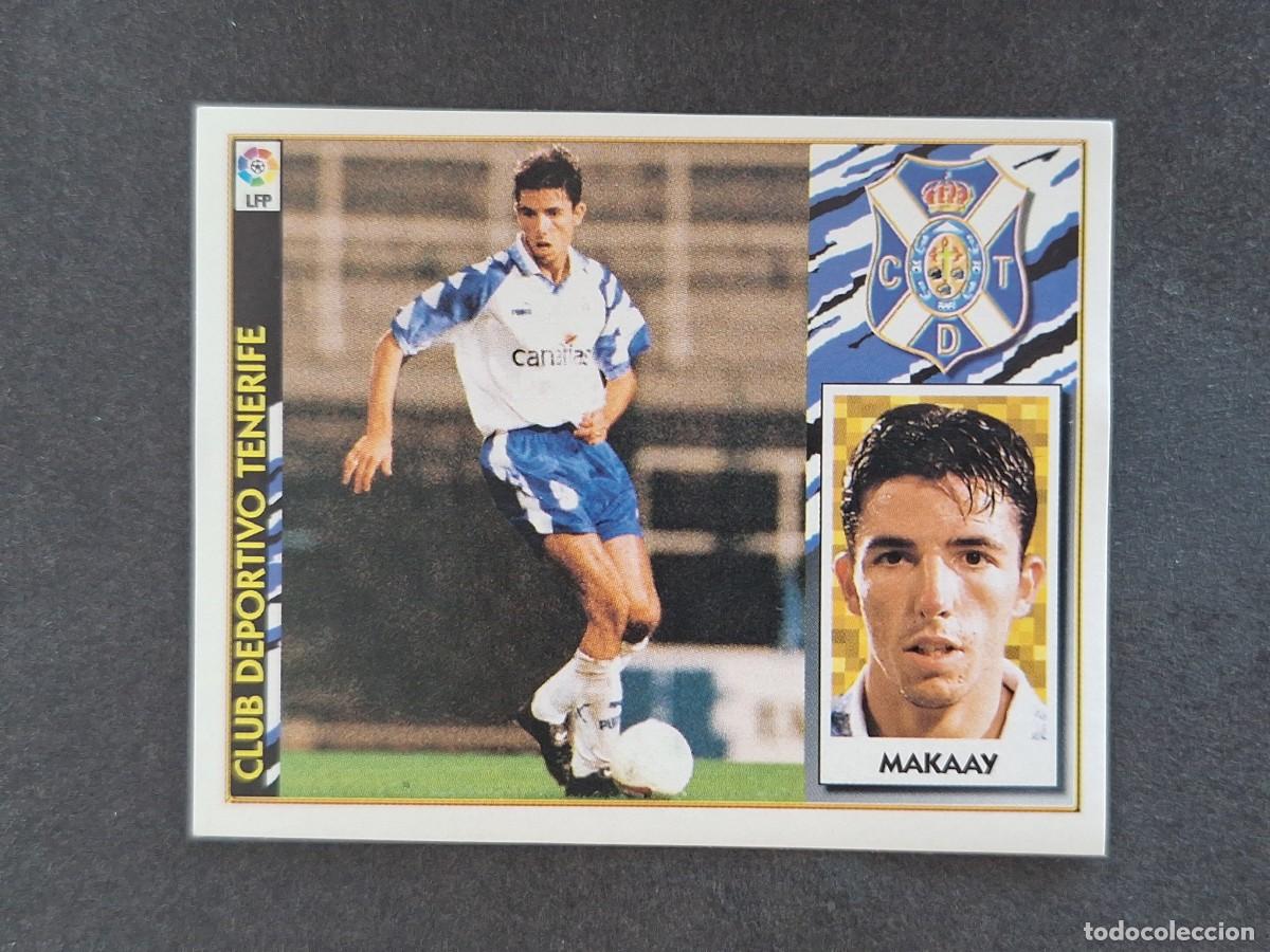 Fu&szlig;ball-Sticker: L4 MAKAAY C. D. TENERIFE FICHAJE 36 LIGA ESTE 1997 1998 97 98 NUNCA PEGADO SIN PEGAR