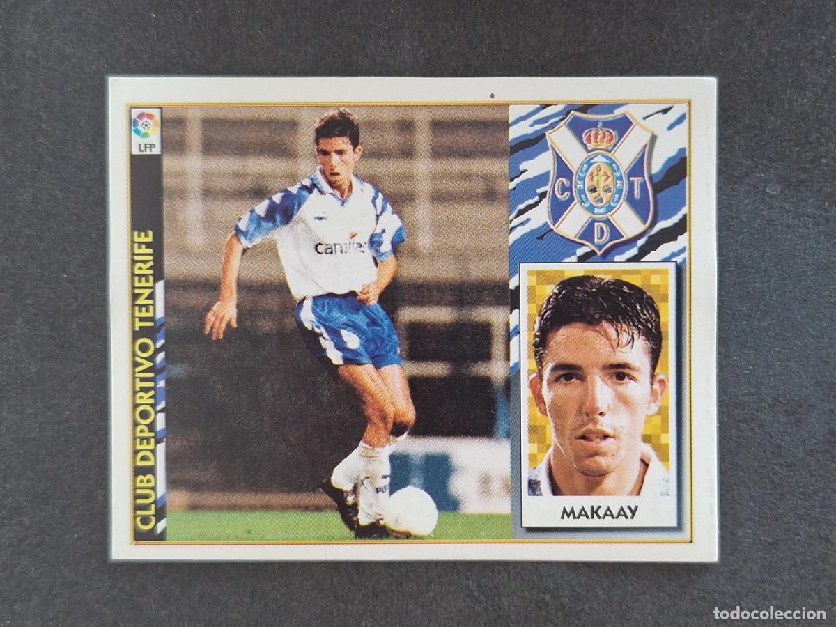 Fu&szlig;ball-Sticker: L4 MAKAAY C. D. TENERIFE FICHAJE 36 LIGA ESTE 1997 1998 97 98 NUNCA PEGADO SIN PEGAR