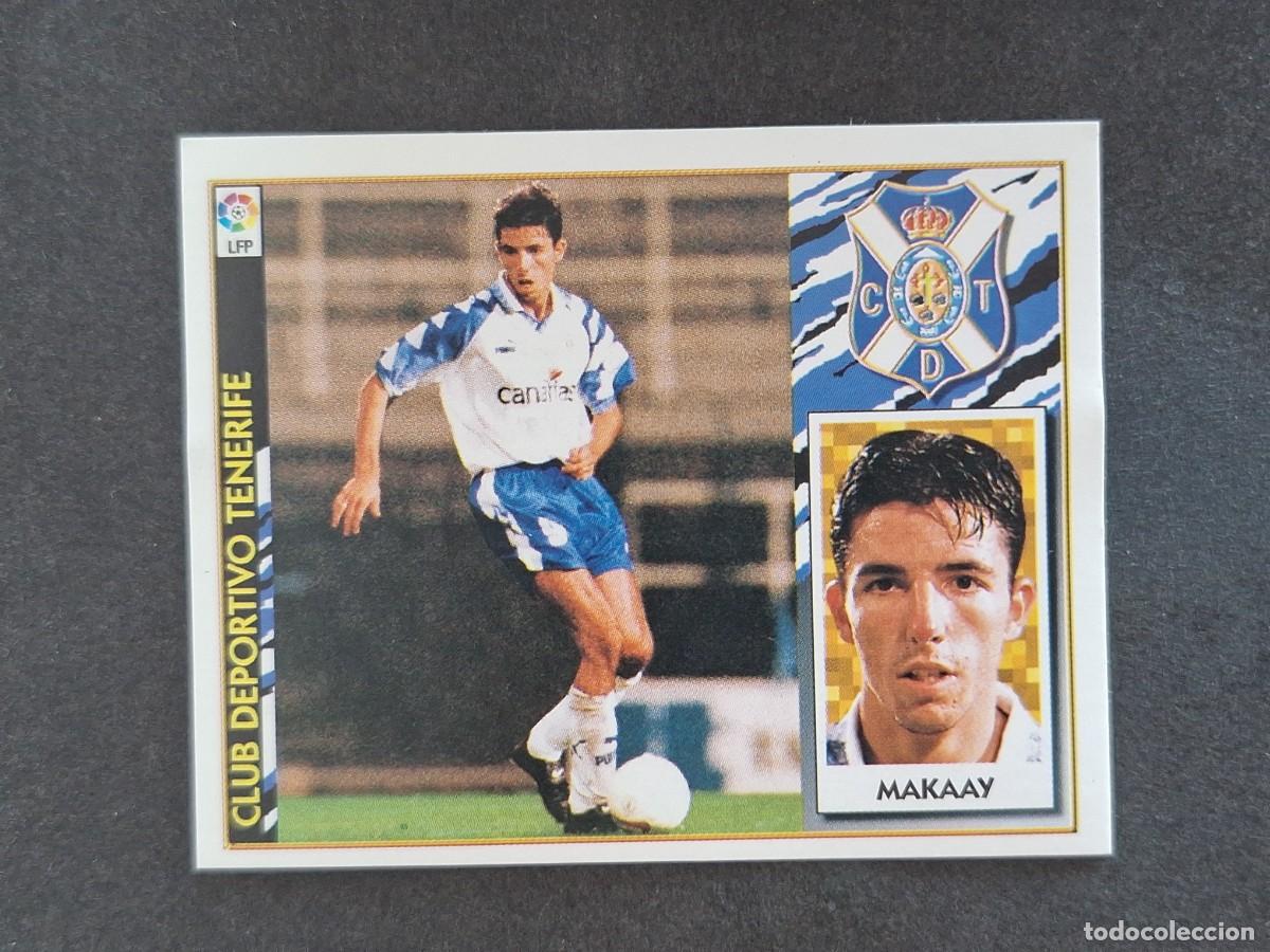 Fu&szlig;ball-Sticker: L4 MAKAAY C. D. TENERIFE FICHAJE 36 LIGA ESTE 1997 1998 97 98 NUNCA PEGADO SIN PEGAR