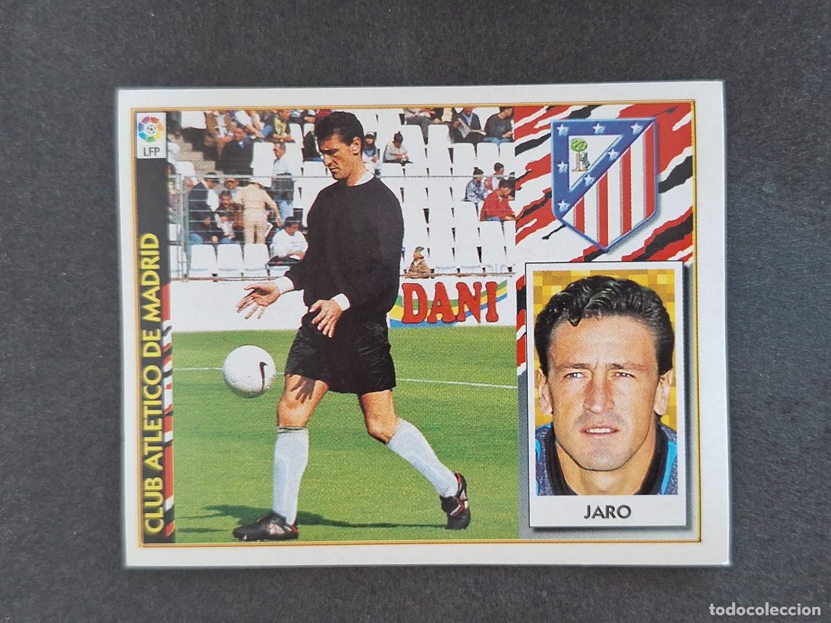 Fu&szlig;ball-Sticker: L4 JARO ATLETICO DE MADRID FICHAJE 1 BIS LIGA ESTE 1997 1998 97 98 NUNCA PEGADO SIN PEGAR