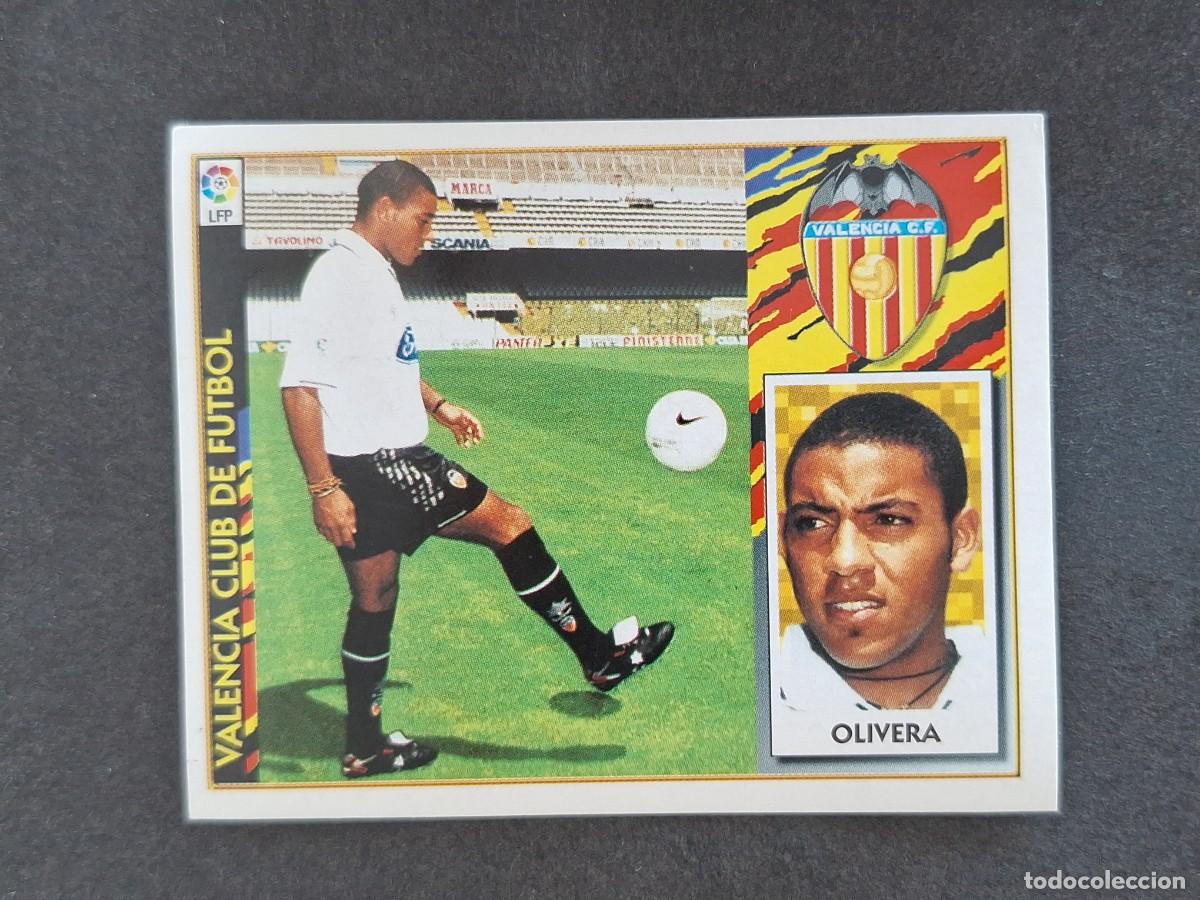 Fu&szlig;ball-Sticker: L4 OLIVERA VALENCIA C. F. FICHAJE 2 BIS LIGA ESTE 1997 1998 97 98 NUNCA PEGADO SIN PEGAR